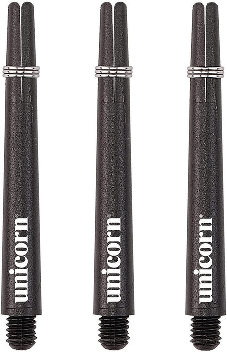 Unicorn Dart 3 Gripper Shafts Short Locking Rings Stems Black/White/Red/BlueUnicorn