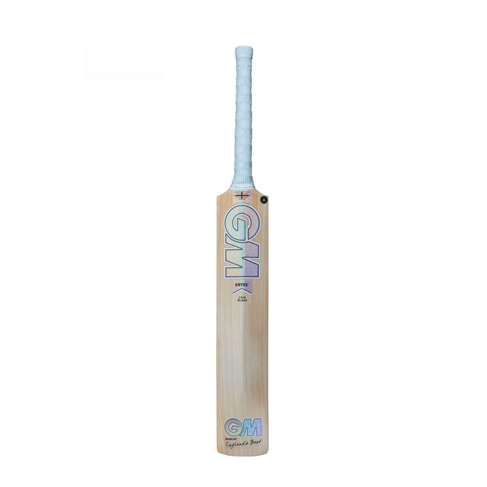 Gunn & Moore Cricket Bat Kryos L540 DXM 606 Grip Handle English Willow