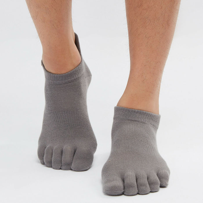 Vibram 5Toe Unisex Five Fingers Socks in Grey - Coolmax - Flexible