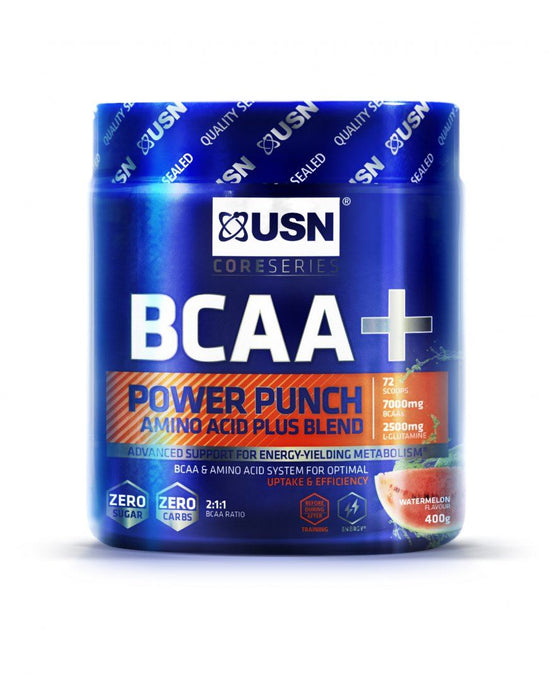 USN BCAA Power Punch Muscle Recovery And Performance Supplement Powder - 400g