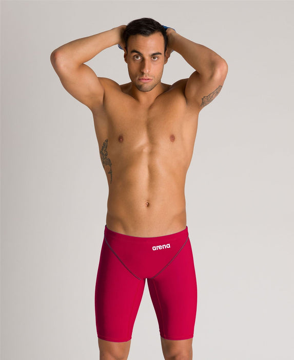Arena Mens Swimming Jammers Powerskin ST 2.0 Swim Shorts Trunks Deep Red