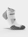 Hilly Unisex Twin Skin Socklet Sports Running Socks - White / Grey MarlHilly