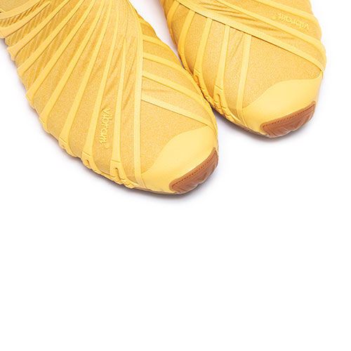 Vibram Mens Furoshiki Trainers Wrapping Japanese Barefoot Wrapped Shoes Mustard