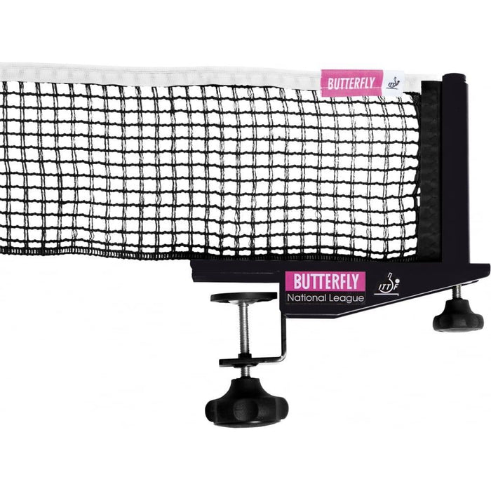 Butterfly National League Table Tennis Net & Post Set ITTF Approved