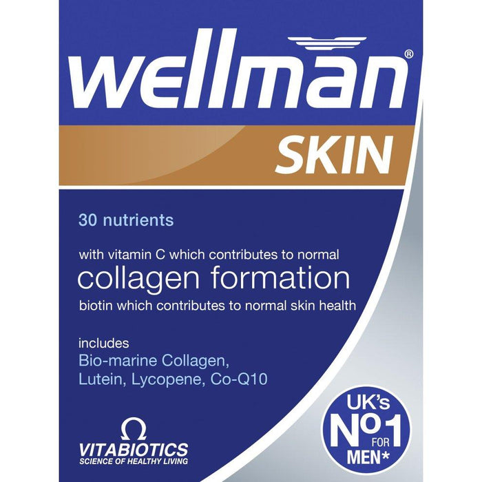 Wellman Skin Protection Technology Vitamin Health Supplements - 60 Tablets