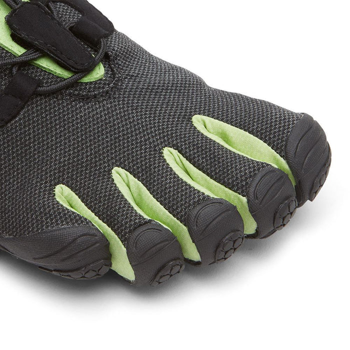 Vibram Mens V-Run Retro Fivefingers Shoes Barefoot Running Trainers Black/Green