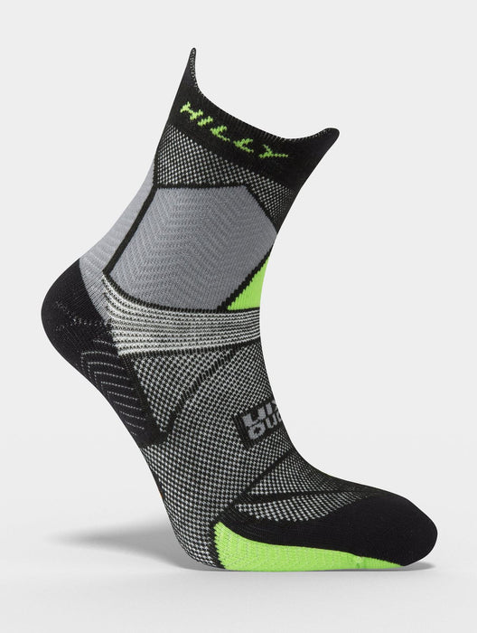 Hilly Marathon Fresh Anklet Socks For Running Mid Level Cushion Merino Wool