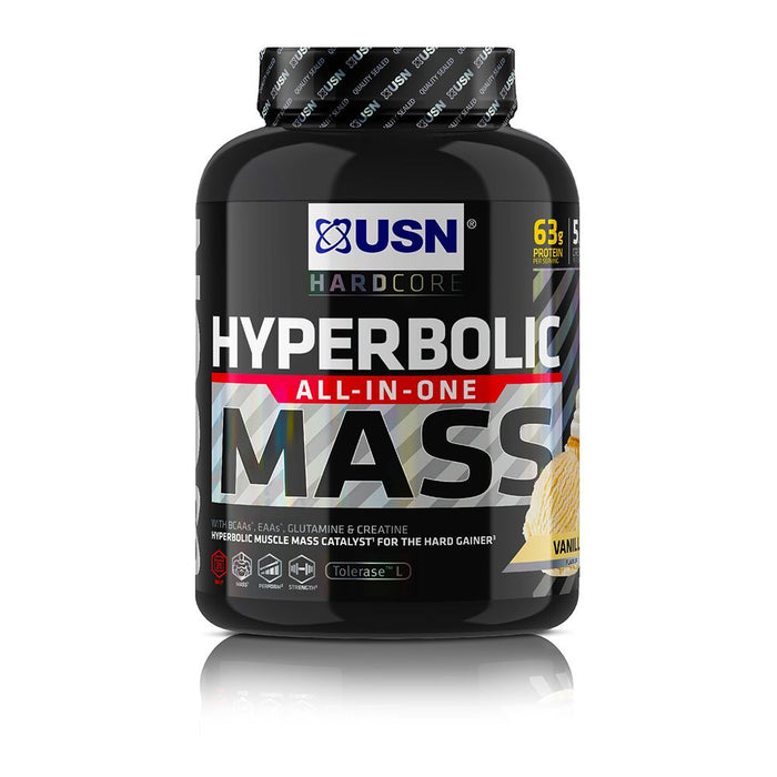 USN Hyperbolic Muscle Gainer - High Protein Creatine & Carbohydrates - 2kg