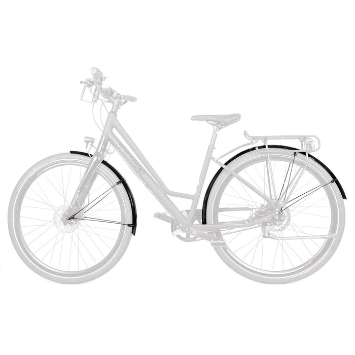 SKS Bluemels Stripes 28”, 45MM Cycling Mudguards - Durable Full-Coverage Fenders