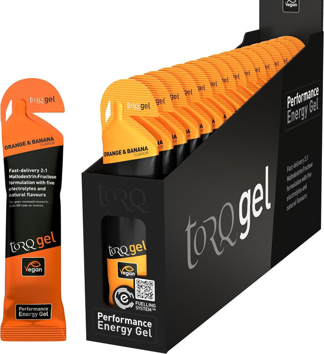 Torq Energy Gel Organic Vegan Refreshing Workout Performance Box - 15 Sachets