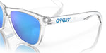 Oakley Frogskins Sunglasses Sapphire Lenses Crystal Clear Stylish Frame DrivingOakley