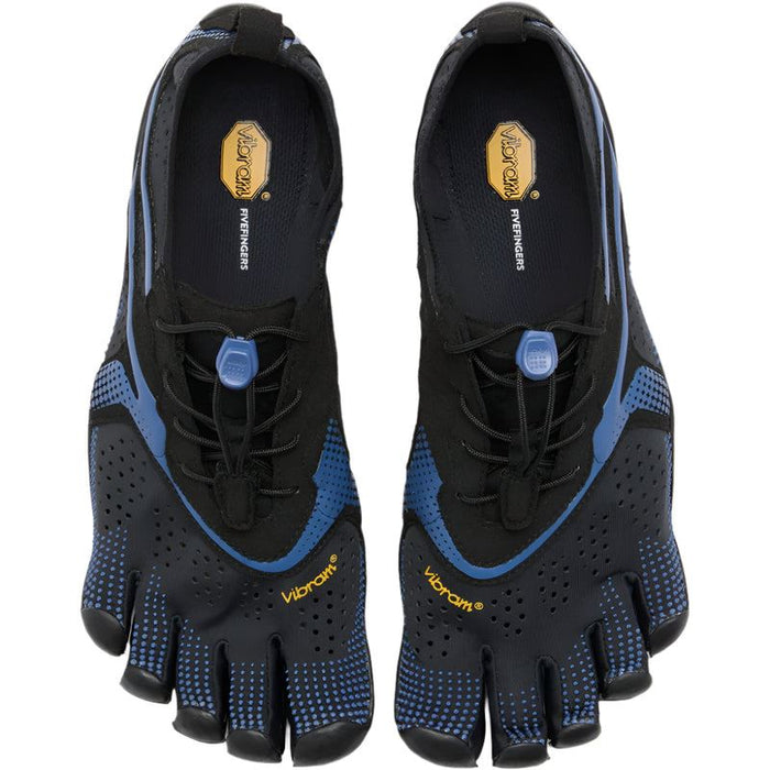 Vibram FiveFingers V‑Run Mens Barefoot Athletic Shoes – Black/Blue