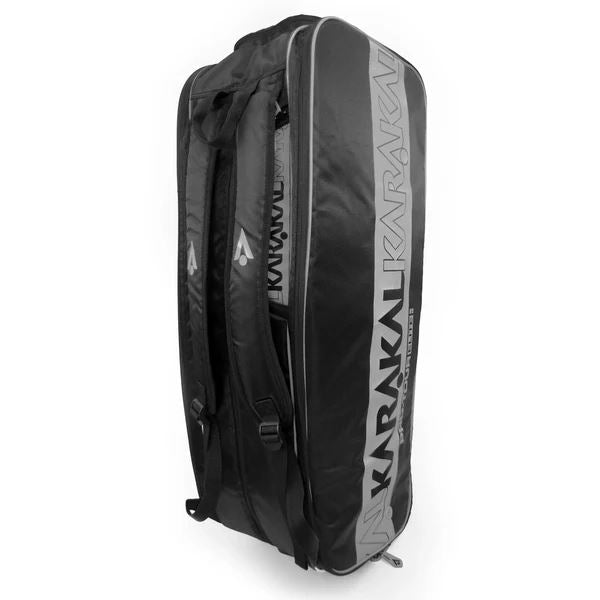 Karakal Pro Tour Elite 2.2 Racket Bag – Multi-Racket Storage, Durable - Grey