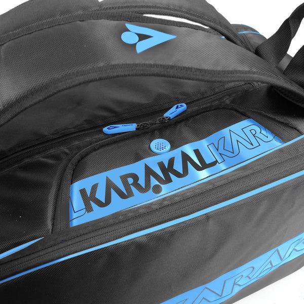 Karakal Pro Tour Elite 2.2 Racket Bag – Multi-Racket Storage, Durable - Blue