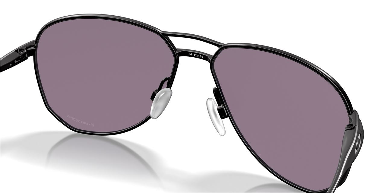 Oakley Contrail Sunglasses Grey Lenses Matte Black Frame Square Outdoor Glasses