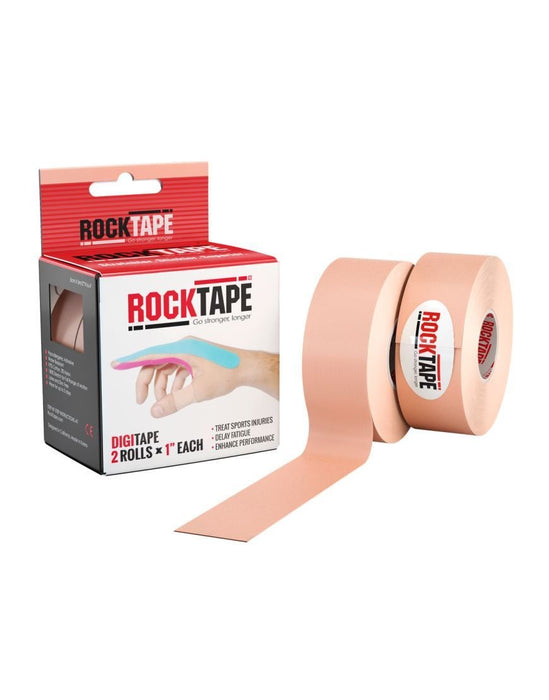 Rocktape Finger Tape Adhesive Kinesiology Tape 2.5cm x 5m - BeigeRockTape