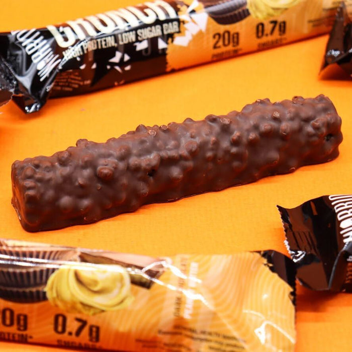 Warrior Crunch Bars High Protein Low Carbs Muscle Building Gym Training 12 x 64g