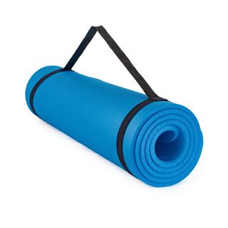 Fitness Mad Stretch Fitness Exercise Mat - 180cm - Blue