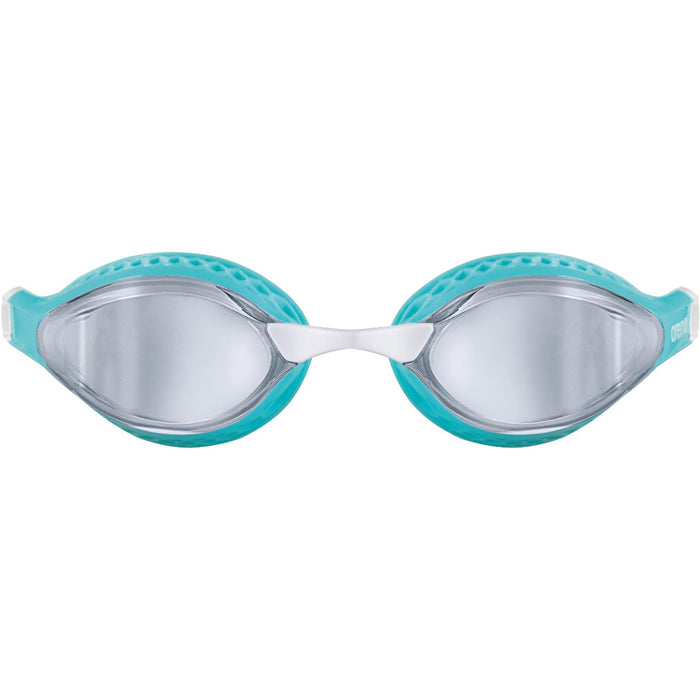 Arena Swimming Goggles Airspeed Mirror Wide Lenses - Silver / Turquoise