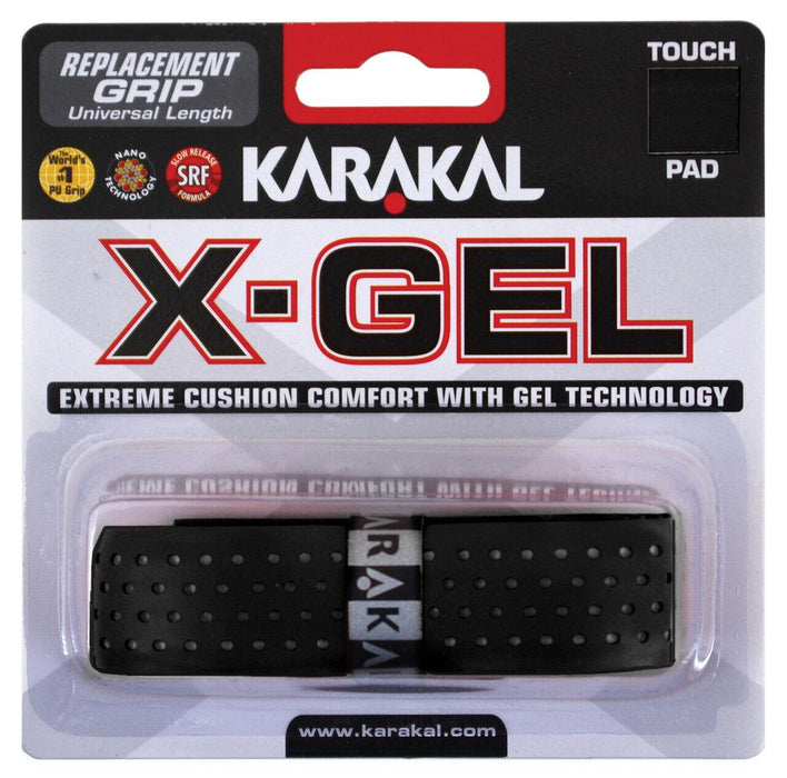 Karakal PU X - Gel Grip - Replacement - Cushioned - Self Adhesive x 2Karakal