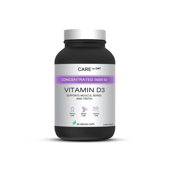 QNT Vitamin D3 3000 IU 90 Vegan Caps Muscle Bones & Teeth