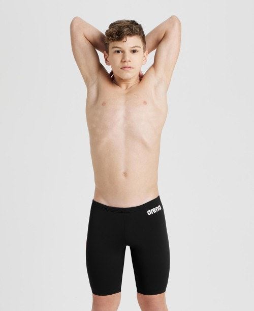 Arena Team Boys Swim Jammer One Piece Perfect Fit Swimming Costume, BlackArena