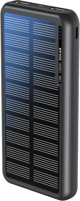 Boompods OBI Solar Power Bank 10000mAh High Capacity Battery Pack