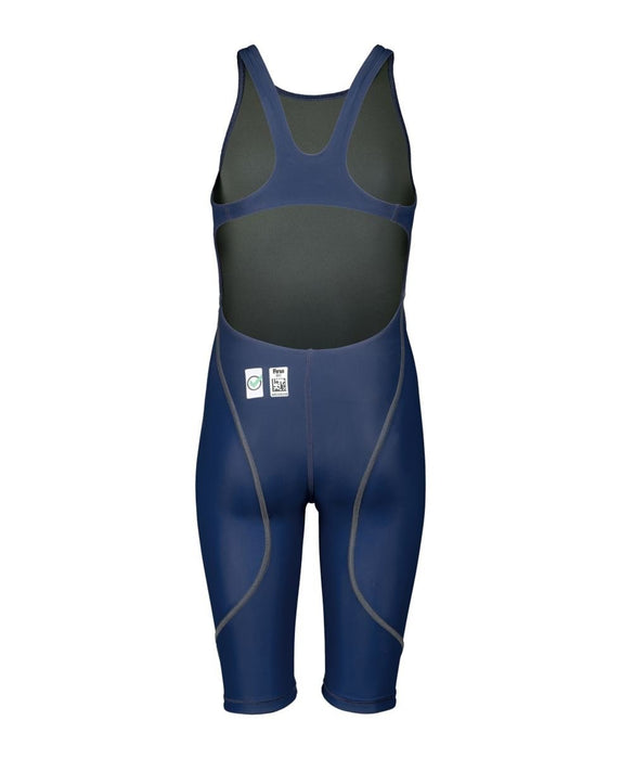 Arena Girls Swimsuit Navy Powerskin ST 2.0 Next Openback Race Swimming KneeskinArena