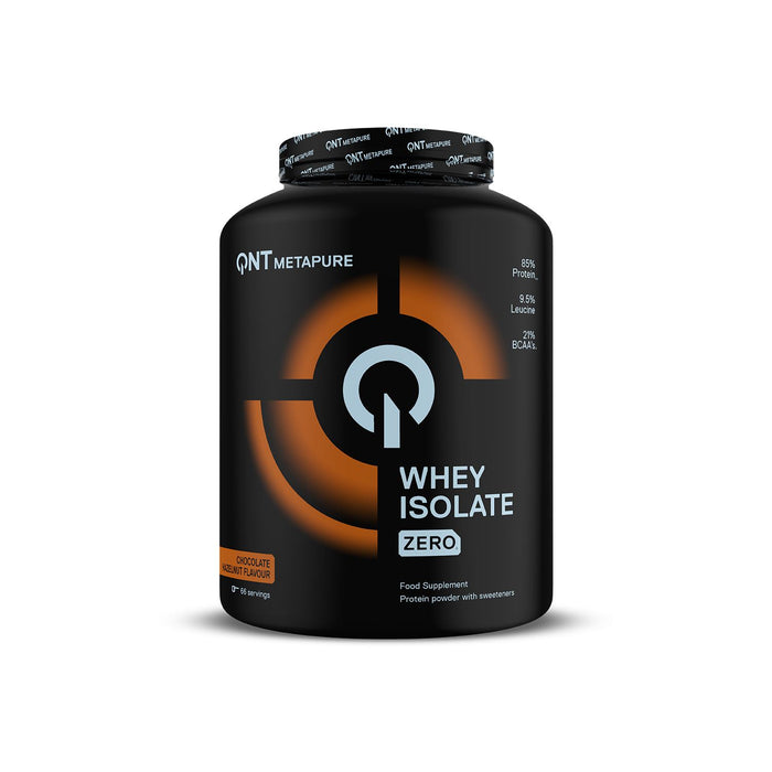 QNT Metapure Whey Isolate Zero Protein Powder 2kg - Hazlenut