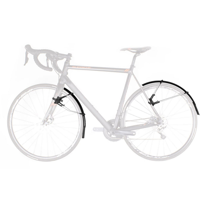 SKS Raceblade Pro XL Clip‑On Mudguard Set - Ultralight, XXL Spoilers for 25–32 mm Tyres,
