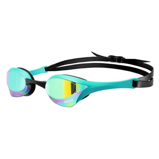 Arena Cobra Ultra Swimming Goggles Swipe Mirror Racing Unisex Emerald - PeacockArena