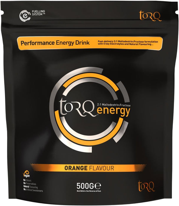 Torq Energy Drink 500g Maintains Hydration with 5 Electrolytes Carbohydrates Nutrition Powder Supplement