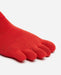 Vibram Athletic No Show Five Fingers Performance Toe Socks - RedFITNESS360