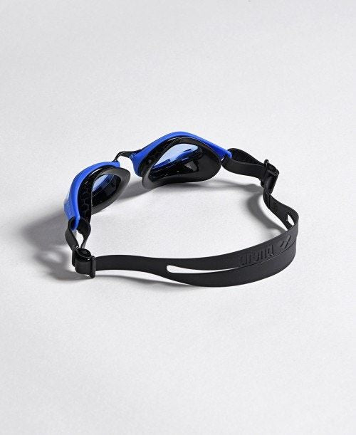 Arena Air Bold Swipe Swimming Goggles Anti-Fog Hydrodynamic Lens - Blue/Blue/Black