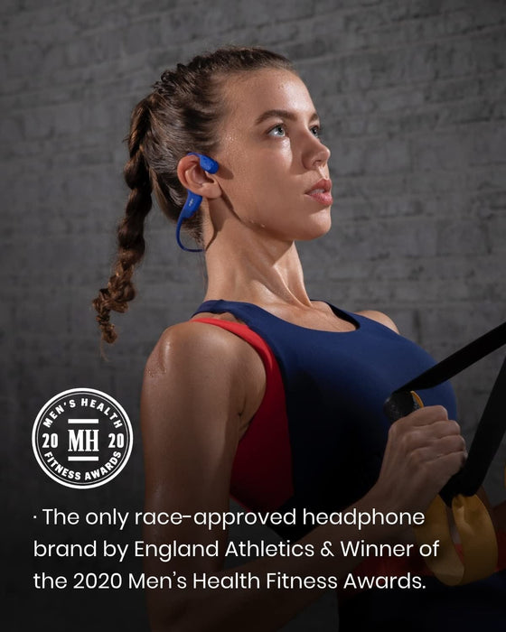 Shokz OpenRun Mini Headphones Bone Conduction Waterproof Wireless Earphones BlueAfterShokz