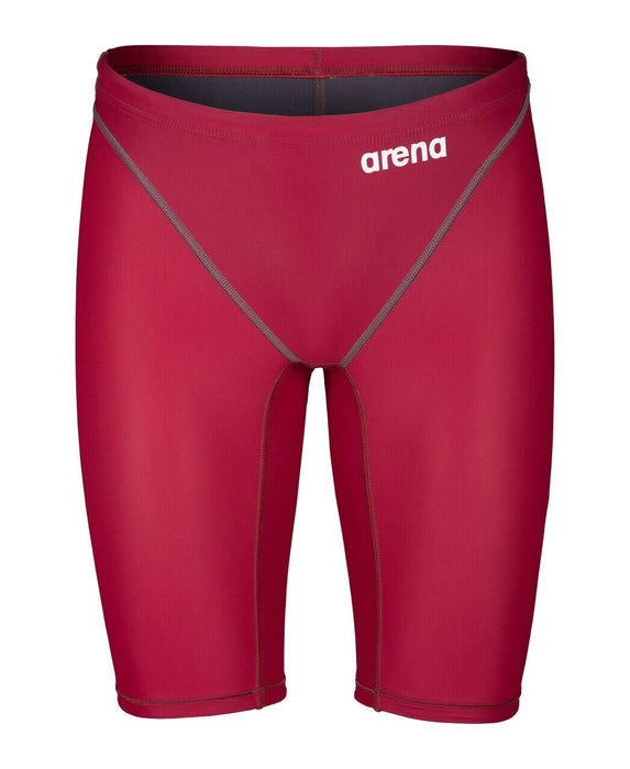 Mens Arena Powerskin Next Jammers Stretch Fit Quick Dry Swim Shorts - Deep RedFITNESS360