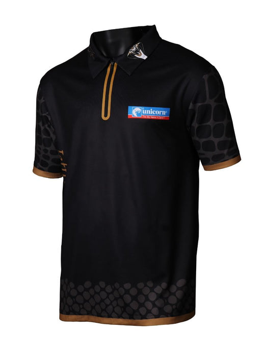 Unicorn Official 2019 Jeffrey de Zwaan Dart Shirt – Licensed Pro Darts Apparel - Small