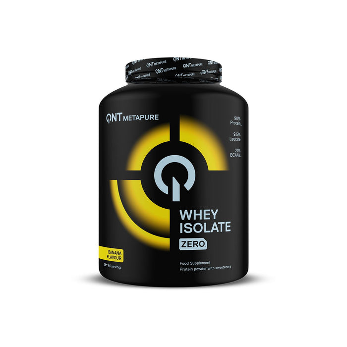 QNT Metapure Whey Isolate Zero Protein Powder 2kg - Banana
