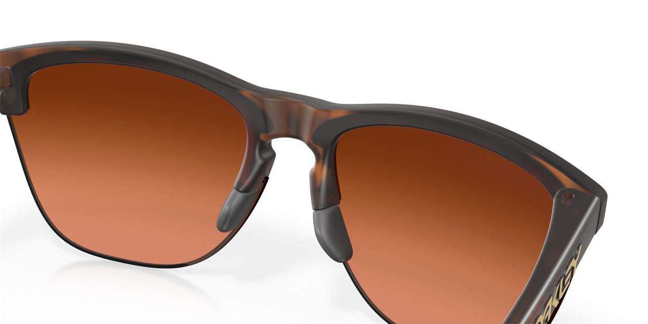 Oakley Frogskins Lite Sunglasses Brown Gradient Lens Matte Brown Tortoise Frame