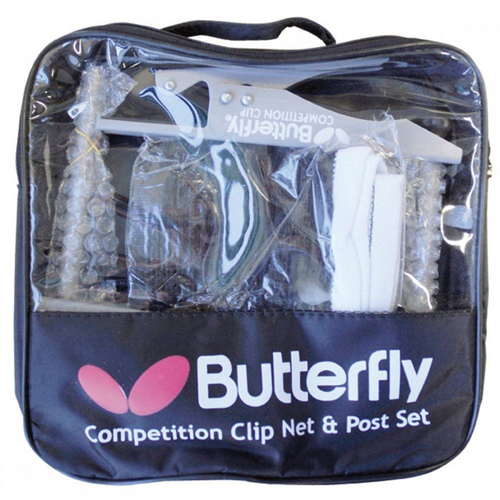Butterfly Competition Table Tennis Clip 6ft Net & Post Set