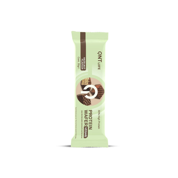 QNT Vegan Wafer Bar 12 x 35g - Hazelnut