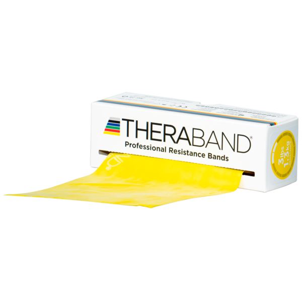 Theraband Professional Resistance Bands Latex Home Fitness Gym Yoga 5.5m- Yellow