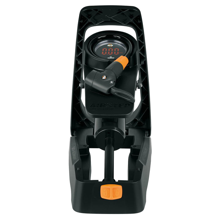 SKS Airstep Digi Bike Foot Tyre Pump - Digital LED Gauge And Spiral Hose (7 Bar)