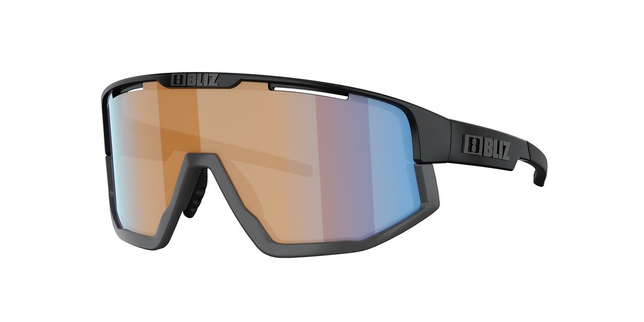 Bliz Fusion Sunglasses Cycling Sports Use Black Frame Orange lens