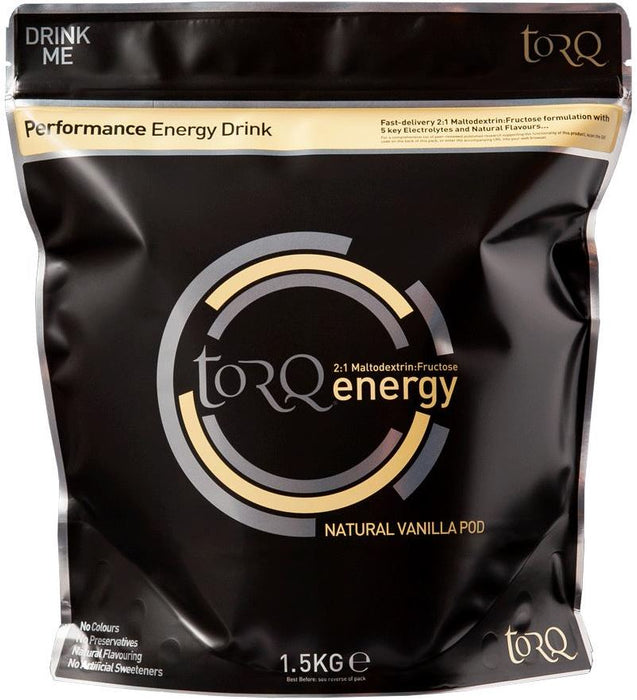 Torq Energy Drink 1.5kg Re-energize & Hydrate with Carbohydrates Natural Flavour Drink Supplement