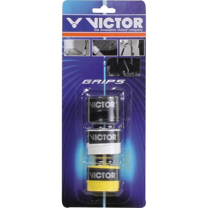Victor Badminton Tennis Racket Over Grip ( 3 Pcs ) White