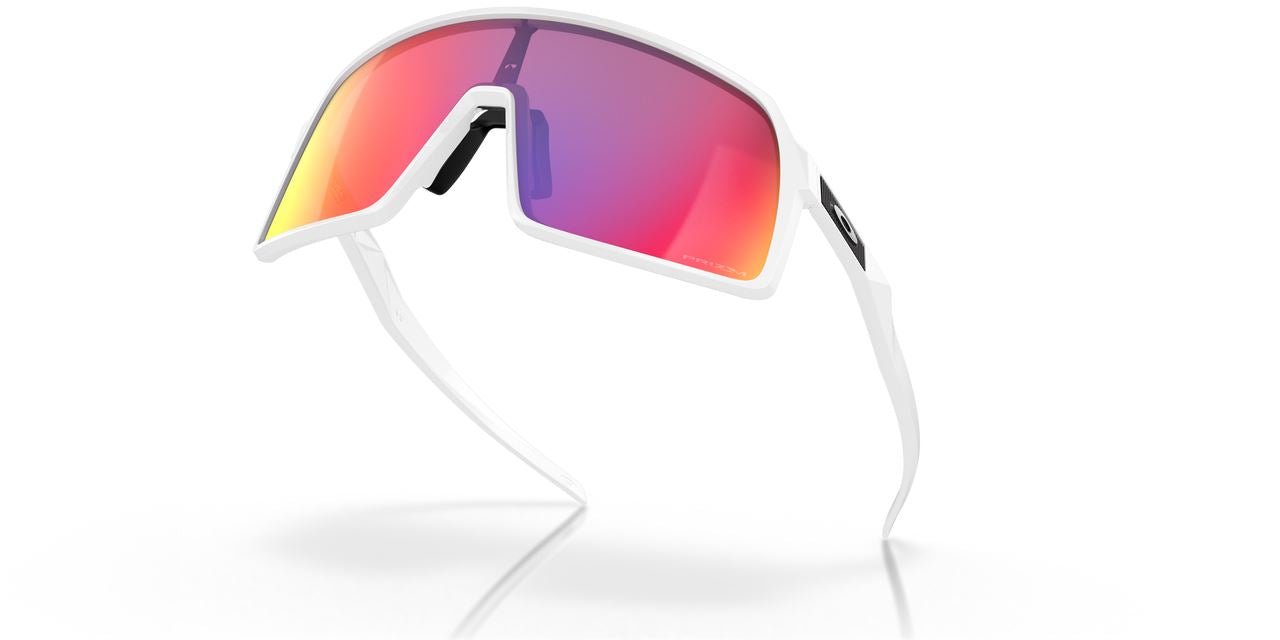 Oakley Sutro Sunglasses Road Lenses Cycling Bike Sport Matte White Frame GlassesOakley