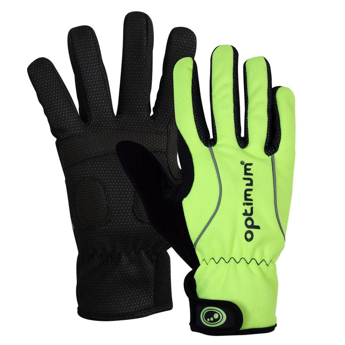 Optimum Sports Hawkley Junior Boys Cycling Gloves Padded & ReflectiveOptimum