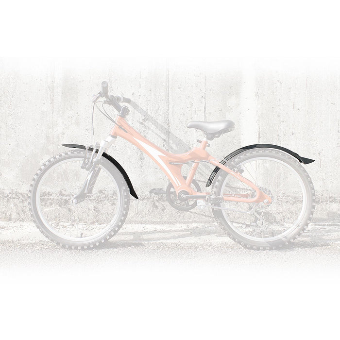 SKS Velo 55 Kids Mudguard Set - 20″, 42–50 mm Tires, Tool-Free Clip‑On