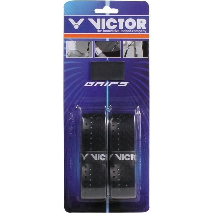 Victor Fishbone Badminton Tennis Racket Grips - Pack of 2